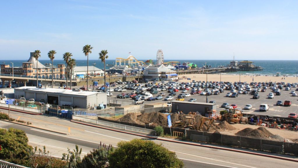 Ausblick auf den Santa Monica Pier