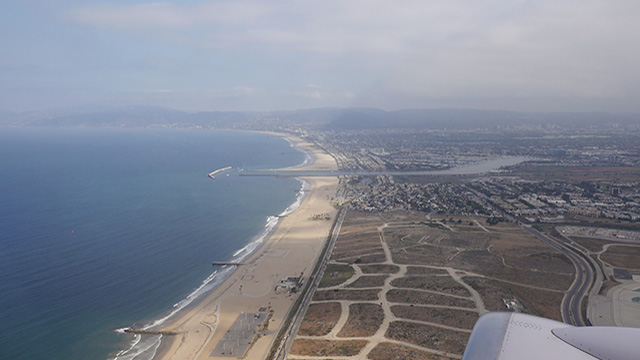 Los Angeles / Santa Monica aus der Luft