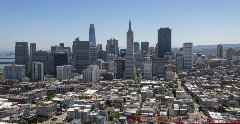 Ausblick auf Downtown San Francisco
