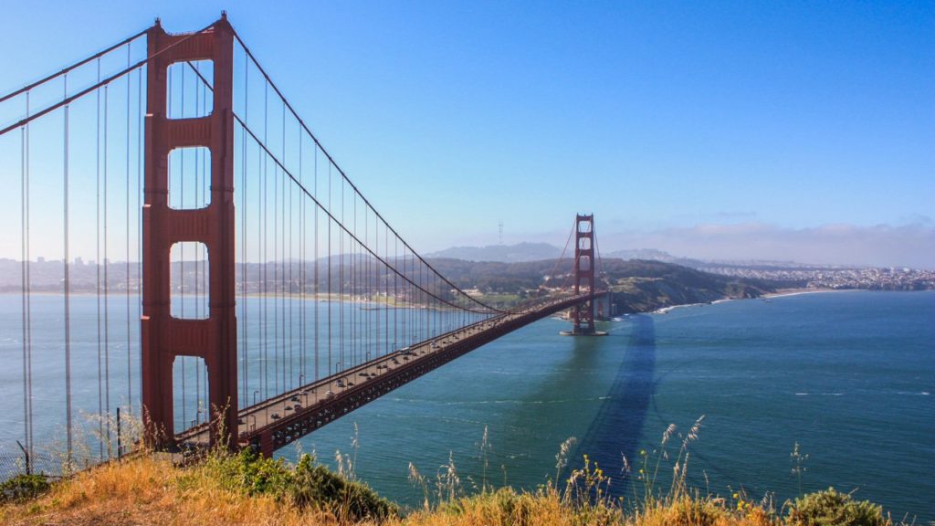 Golden Gate Bridge von Battery Spencer aus