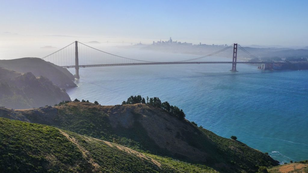 Golden Gate Bridge von Point Diablo