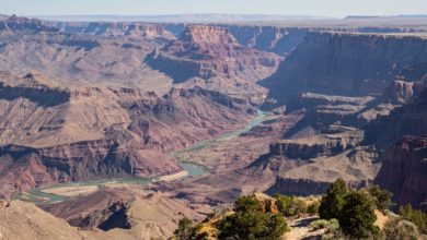 Ausblick auf den Colorado River im Grand Canyon.