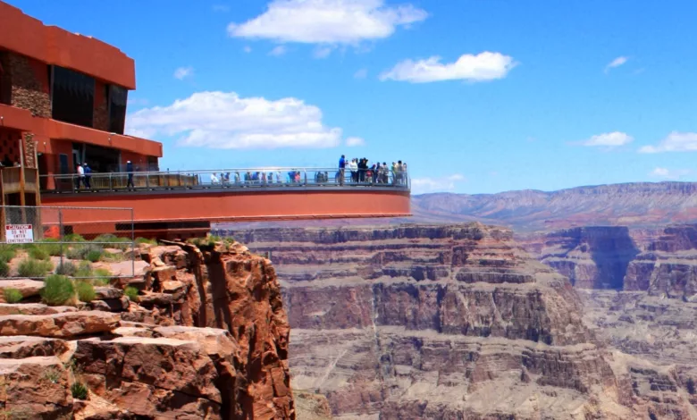 Ein möglicher Tagesausflug von Las Vegas: Zum Skywalk am Grand Canyon West Rim.