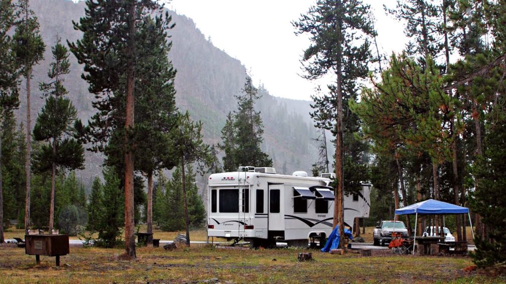 Campingplatz in einem National Park