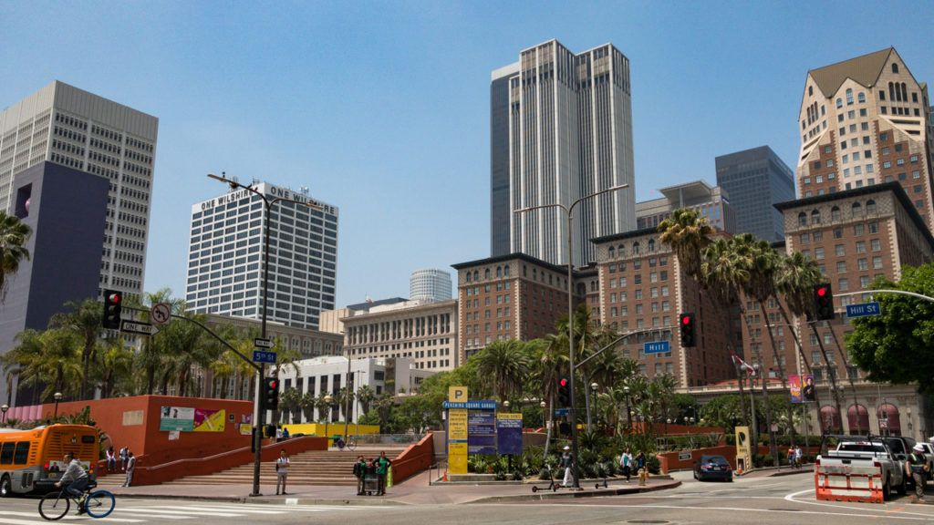 Der Pershing Square in LA Downtown.