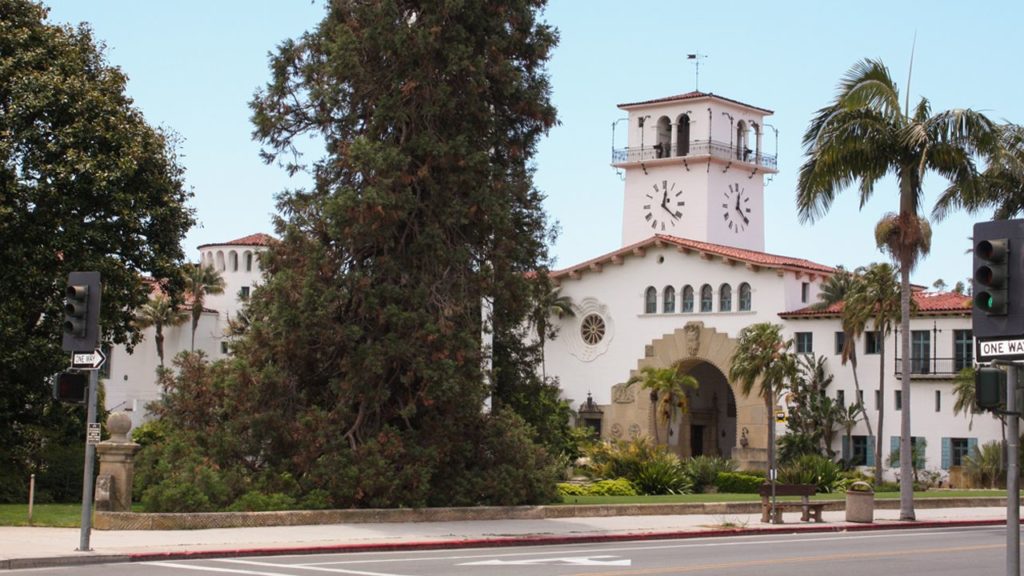Santa Barbara Courthouse Building mit Clocktower