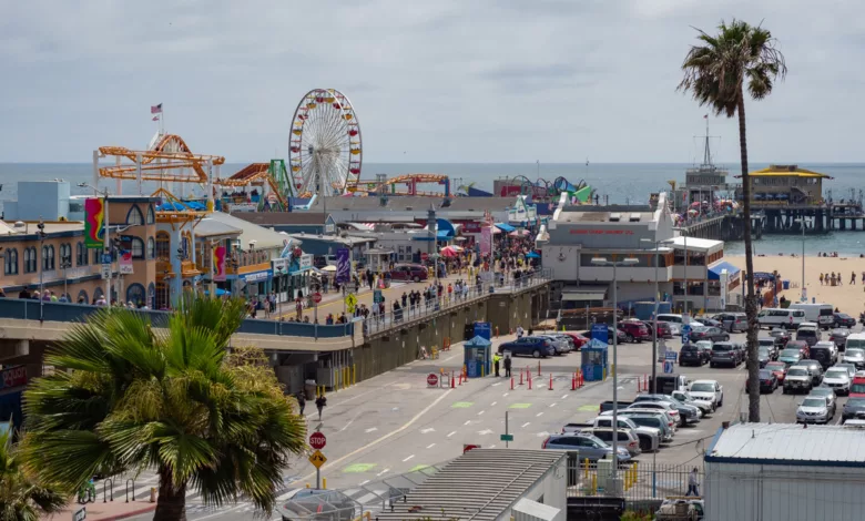 Santa Monica Pier im Juni 2019.