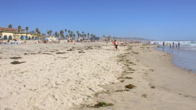 Ein Strand in San Diego.