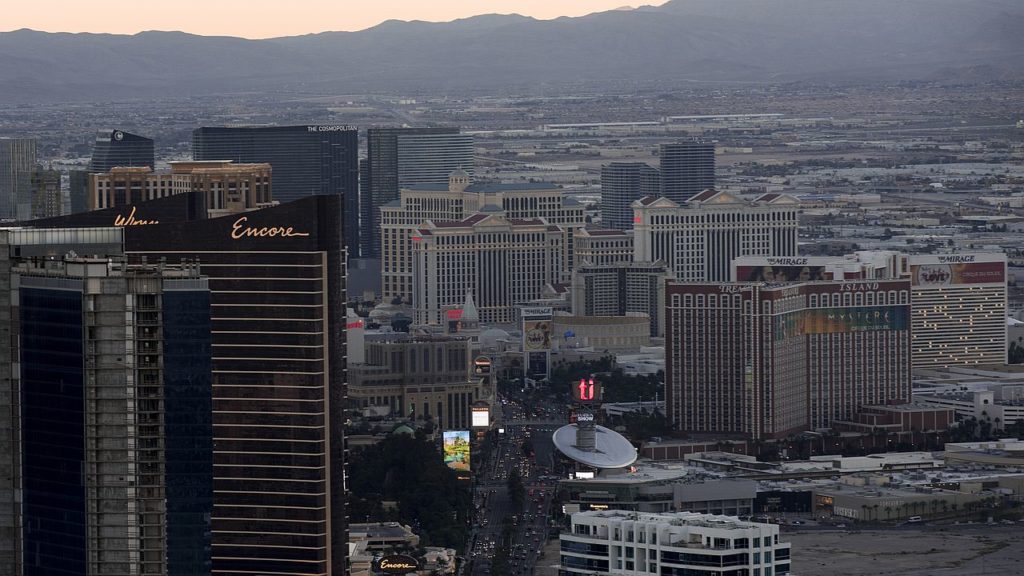 Ausblick auf den Strip von Las Vegas
