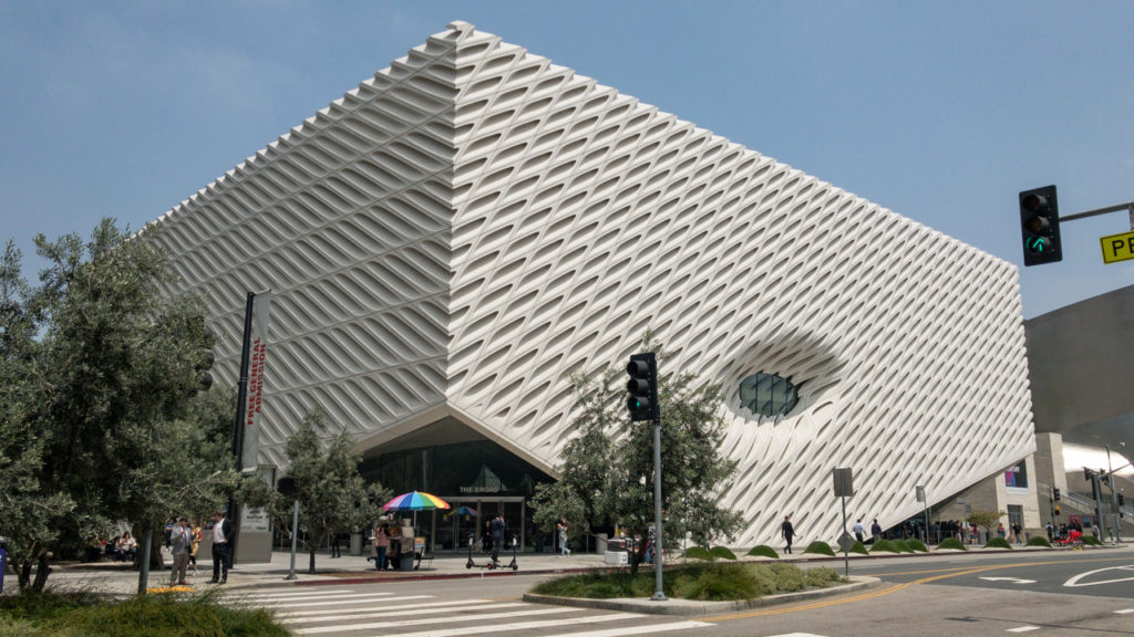 The Broad Museum in Downtown Los Angeles.