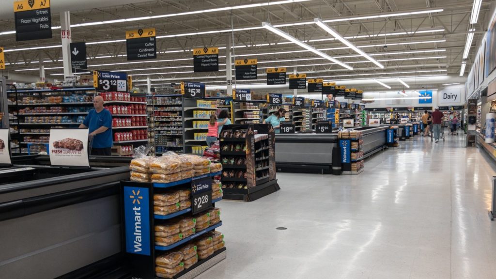 Ein typischer Walmart in den USA.
